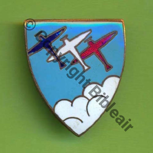 ESCADRILLE TRICOLORE SUR SPITFIRE  MEKNES  SM Bol fenetre Dos grenu  Src.Y.GENTY 85Eur(x3) 